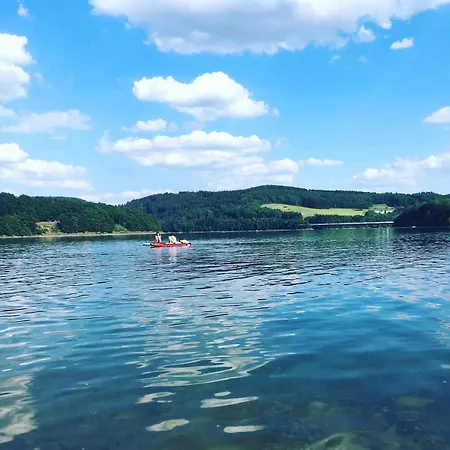 3 Ommi Kese Garden Terrasse Fasssauna Am Biggesee Olpe bei Meschede